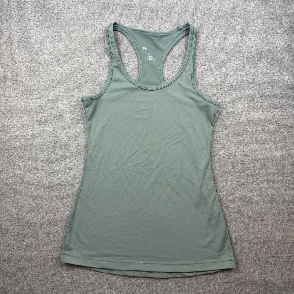 90 Degree by Reflex Tank Top Women's XS Green Racerback Athletic‎ QB2931